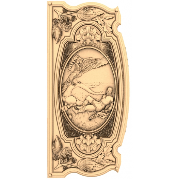 Eagle's Dream 3D Relief Model til CNC Router Eagle's Dream 3D Relief Model til CNC Router