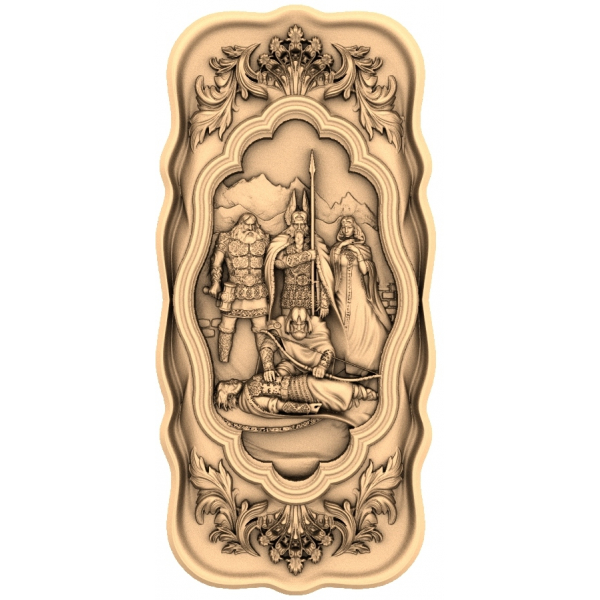 Valiant Heroes Relief Panel 3D STL Model for CNC Valiant Heroes Relief Panel 3D STL Model for CNC