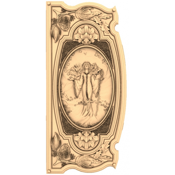 Spring Goddess 3D Relief Model for CNC and 3D Printing Spring Goddess 3D Relief Model for CNC and 3D Printing