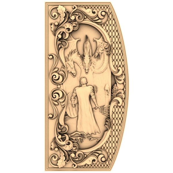 Warrior's Challenge 3D STL-Modell für CNC Warrior's Challenge 3D STL-Modell für CNC