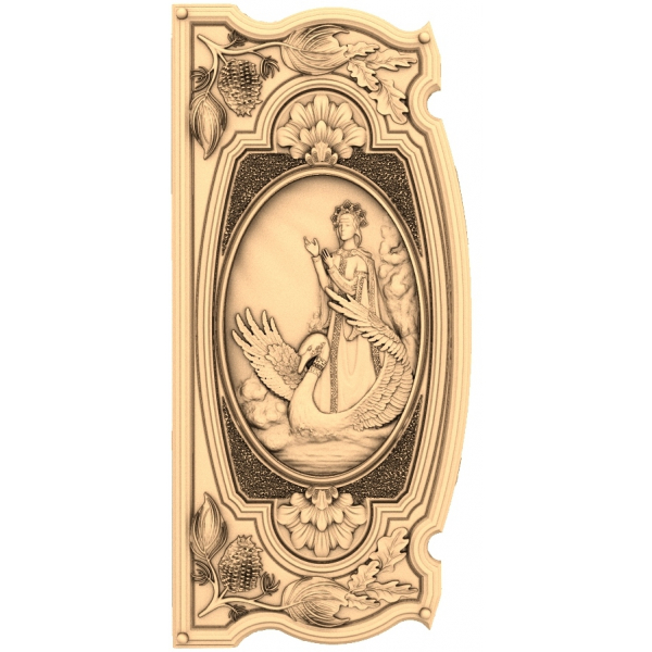 Swan Goddess 3D STL Model