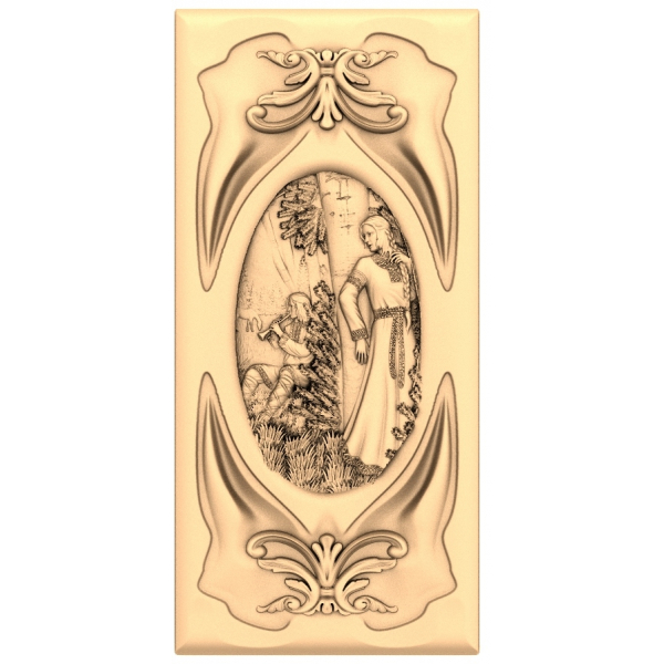 Forest Serenade Panel 3D STL model pro CNC Forest Serenade Panel 3D STL model pro CNC