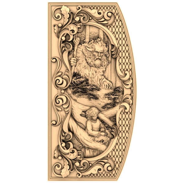 3D STL Model The Enchanted Encounter for CNC and 3D Printing