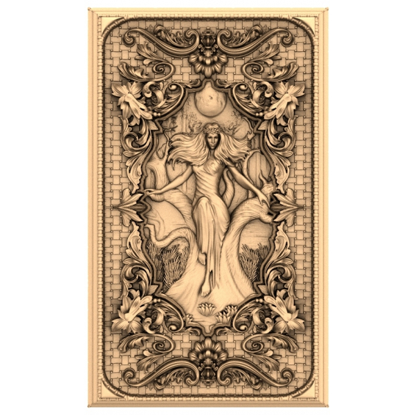 Mystical Forest Muse - 3D STL Model for CNC Router Mystical Forest Muse - 3D STL Model for CNC Router