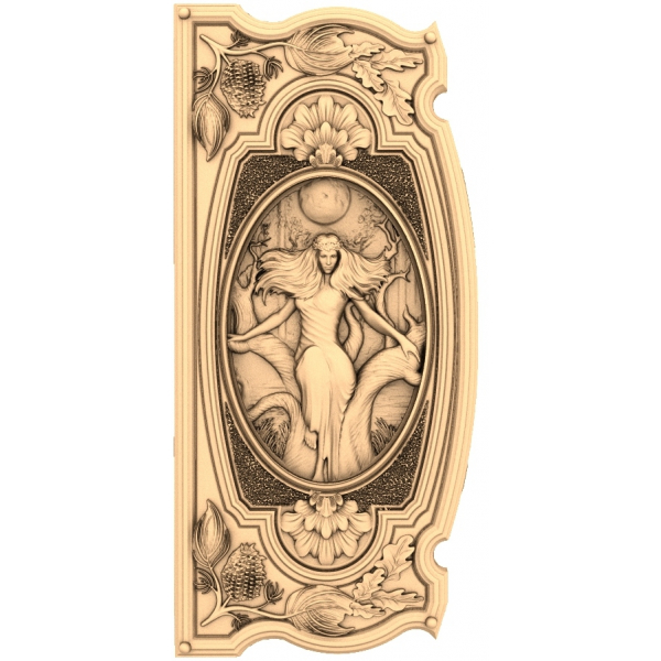 Forest Muse 3D STL Model for CNC Carving