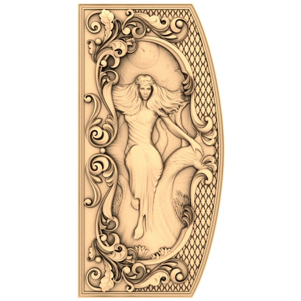 Moonlit Enchantress 3D STL Model for CNC