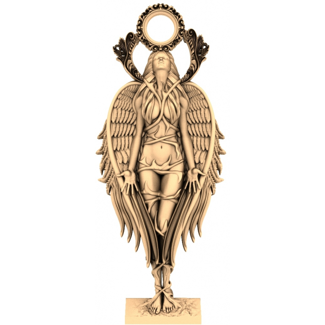 Celestial Guardian - Exquisite 3D STL Model for CNC