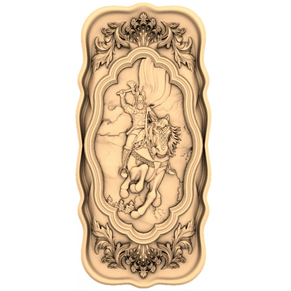 Heroic Knight Relief 3D STL Model for CNC Heroic Knight Relief 3D STL Model for CNC