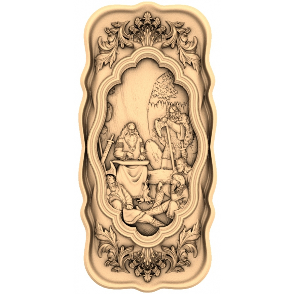 Royal Warriors' Gathering 3D STL Model for CNC Royal Warriors' Gathering 3D STL Model for CNC
