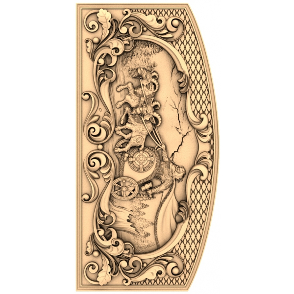 Warrior's Triumph 3D STL-model til CNC-udskæring Warrior's Triumph 3D STL-model til CNC-udskæring
