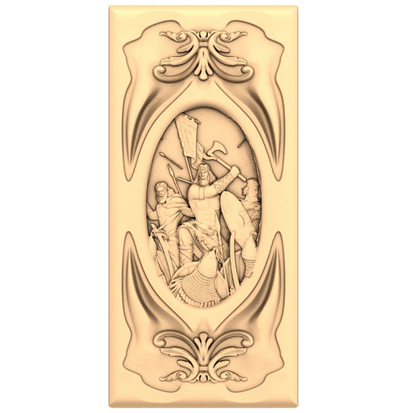 Epic Battle Relief 3D STL Model for CNC