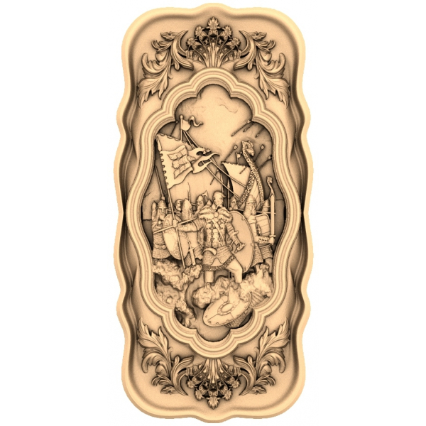 Epic Battle Relief - 3D STL-model til CNC-router Epic Battle Relief - 3D STL-model til CNC-router