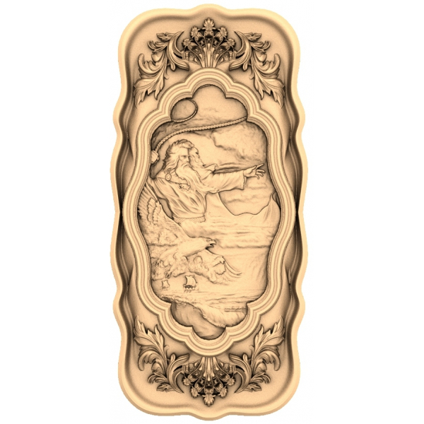 Guardian of the Skies: Exquisite 3D Model for CNC Woodworking