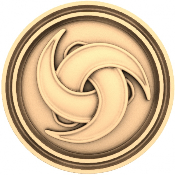 Spiral Harmony 3D STL Model kwa CNC Spiral Harmony 3D STL Model kwa CNC