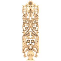 Blommig blompanel