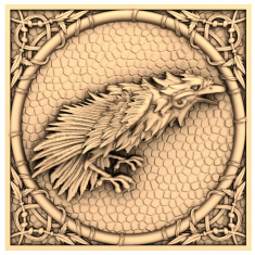 Majestic Raven Relief