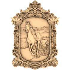 Majestic Gallop - 3D Relic Panel