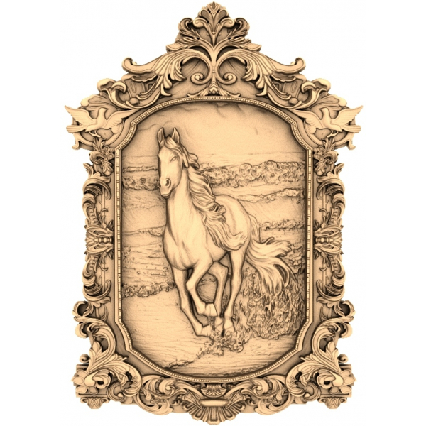 Majestic Gallop - 3D Relic Panel