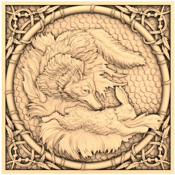 Harmony of Nature 3D STL-model til CNC Harmony of Nature 3D STL-model til CNC