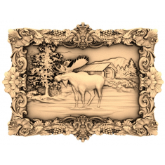 Majestic Moose Landscape