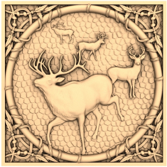 Majestic Woodland Stag