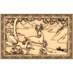Graceful Deer in Alpine Landscape