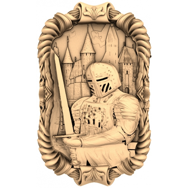 Knight's Valor 3D STL model pro CNC routery Knight's Valor 3D STL model pro CNC routery