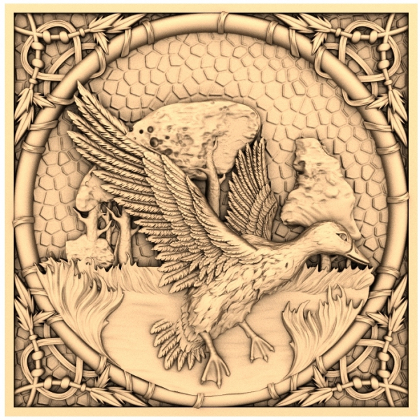 Majestic Flight 3D STL model pro CNC Majestic Flight 3D STL model pro CNC