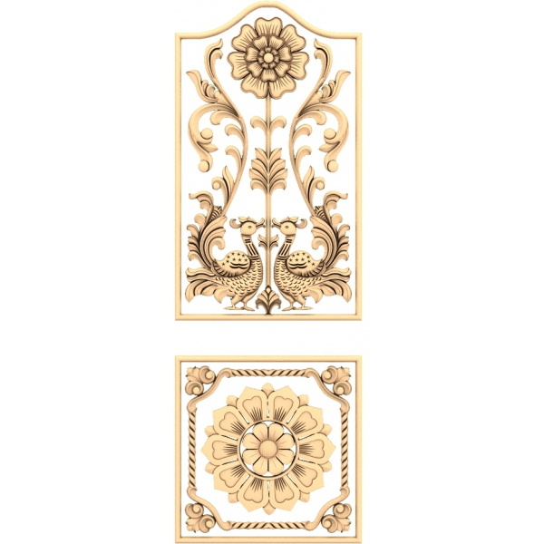 Ornamental Elegance 3D STL Model for CNC Ornamental Elegance 3D STL Model for CNC