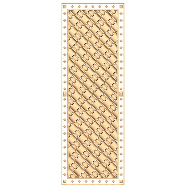 Diamond Weave Wall Panel 3D Model Diamond Weave Wall Panel 3D Model