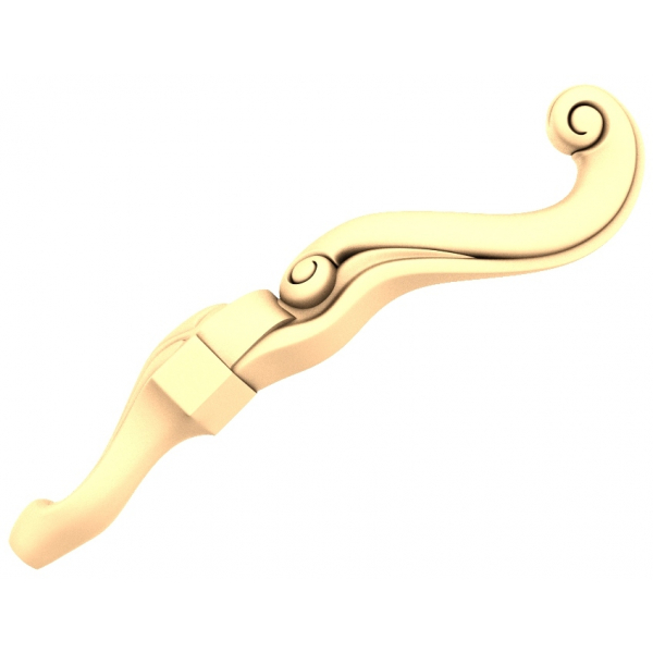 Elegant Scroll Handle 3D Model Elegant Scroll Handle 3D Model