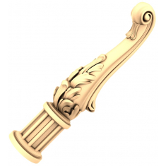 Vintage Scroll-Klammer