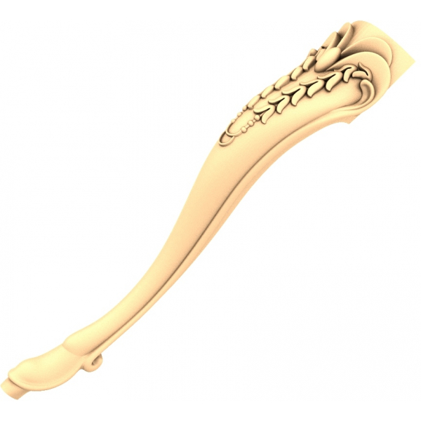 Ornate Elegance Furniture Leg 3D STL Model for CNC Ornate Elegance Furniture Leg 3D STL Model for CNC