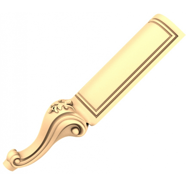 Baroque Chair Leg 3D STL Model for CNC