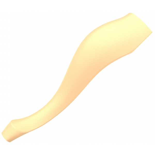 Model 3D elegant S-Curve Chair Leg pentru CNC