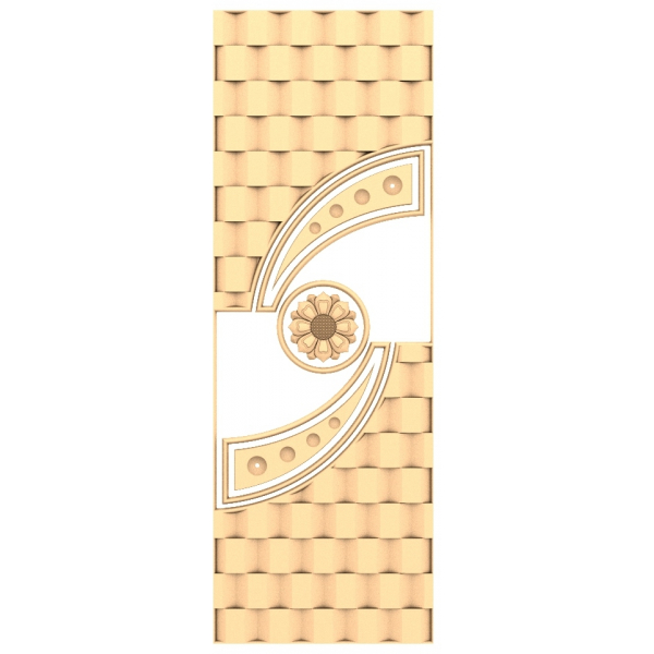 Sunburst Elegance 3D Wall Panel Design