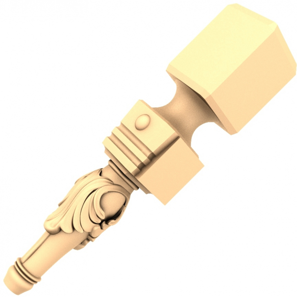 Barokní Elegance Stolová noha 3D STL model pro CNC Barokní Elegance Stolová noha 3D STL model pro CNC
