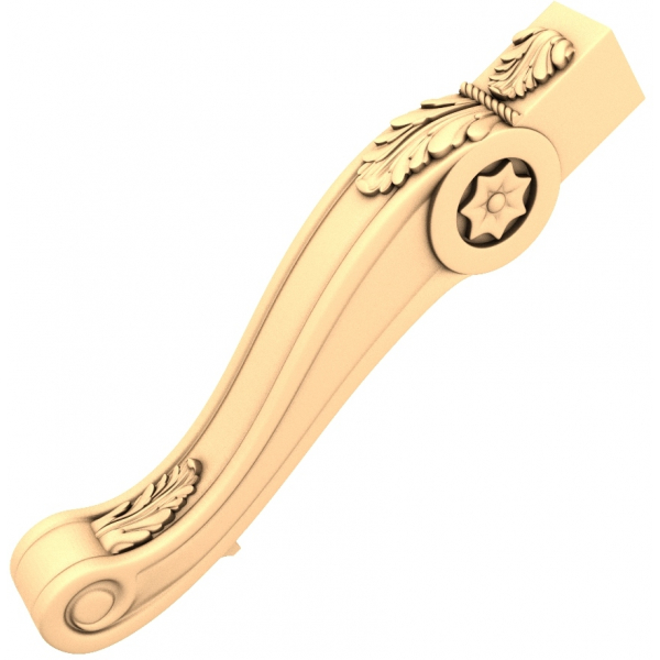 Model 3D Elegance Handle pentru CNC