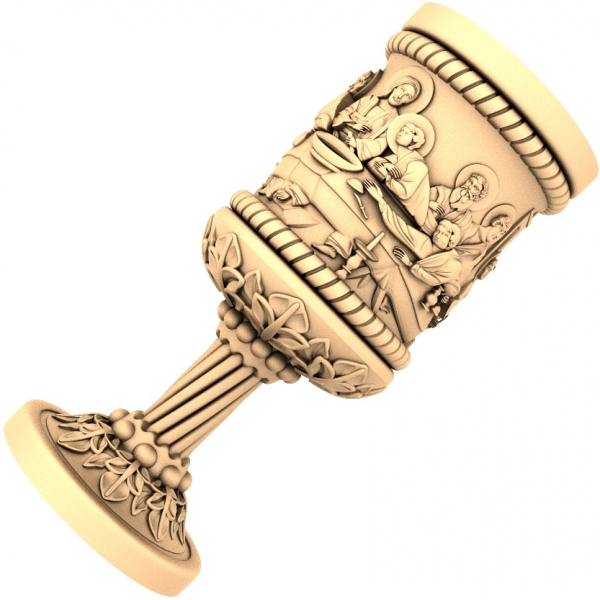 Kalich poslední večeře 3D STL model