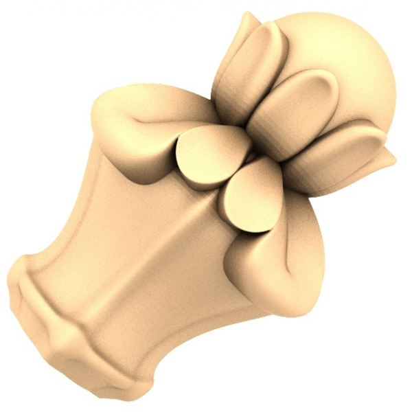 Blossom Embrace 3D STL Model for CNC Blossom Embrace 3D STL Model for CNC