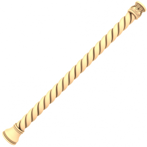 Twist Elegance Baluster - Model 3D pentru sculptură CNC