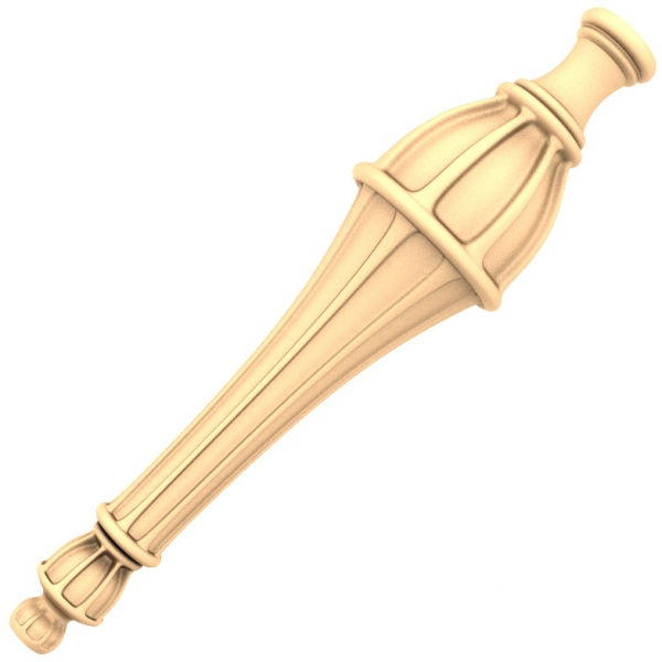 Elegant Ornamental Spindle 3D STL Model for CNC Router Elegant Ornamental Spindle 3D STL Model for CNC Router