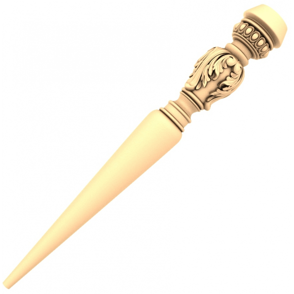 Baroque Elegance Turned Wood Leg 3D Model Baroque Elegance Turned Wood Leg 3D Model
