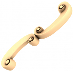 Elegant rullehåndtag