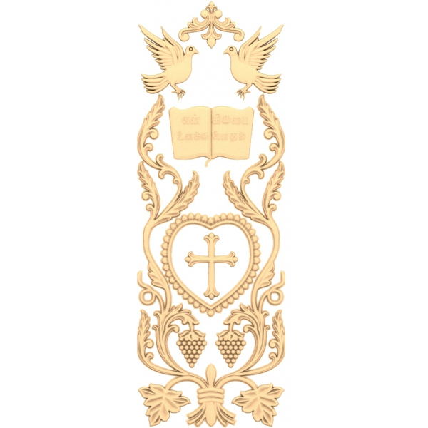 Wings of Devotion 3D STL model pro CNC Wings of Devotion 3D STL model pro CNC