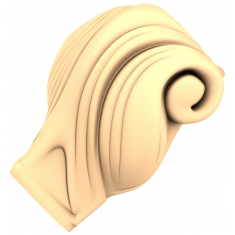 Elegant Scroll Corbel