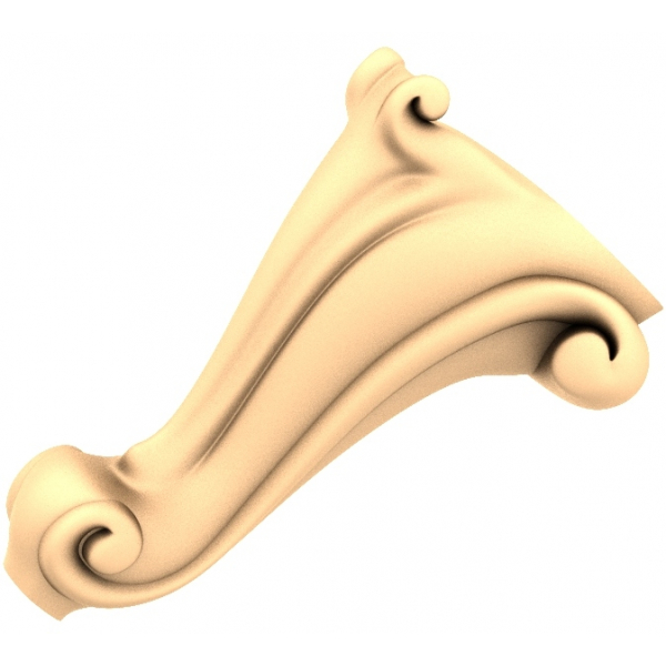 Staffa di scorrimento Elegance modello 3D
