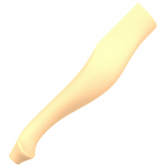 Elegant tilspidset møbelben