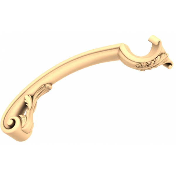 Elegance Curve - Dekoratif CNC Saplı STL Modeli