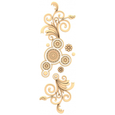 Elegant Bloom Swirl